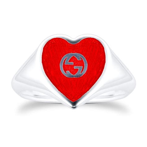 hesrt gucci ring|Gucci heart ring for sale.